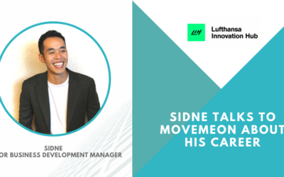 We spoke to Sidne about his career and exciting new role at Lufthansa Innovation Hub